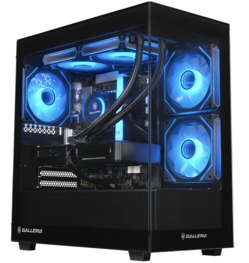 ドスパラのGALLERIA FPR7M-R56-BCL Ryzen 7 7700搭載の本体の外観