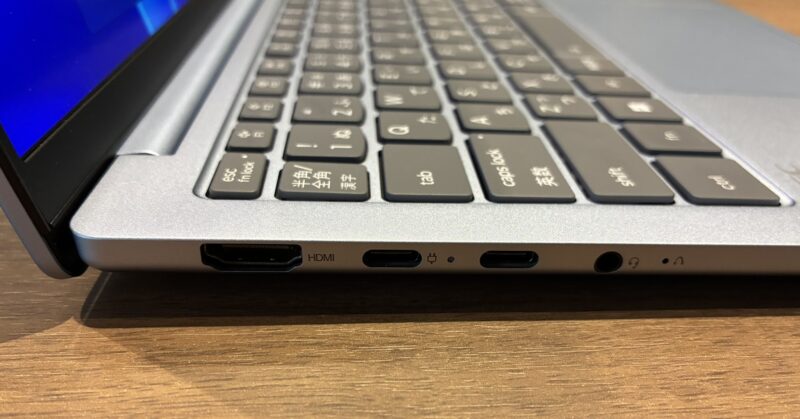 10.■ LAVIE Direct N13 Slimのインターフェース左側