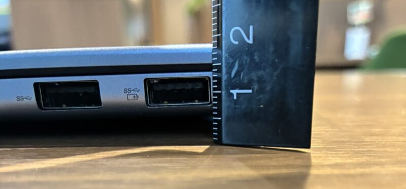 6.■ LAVIE Direct N13 Slim本体の厚さを定規で計測