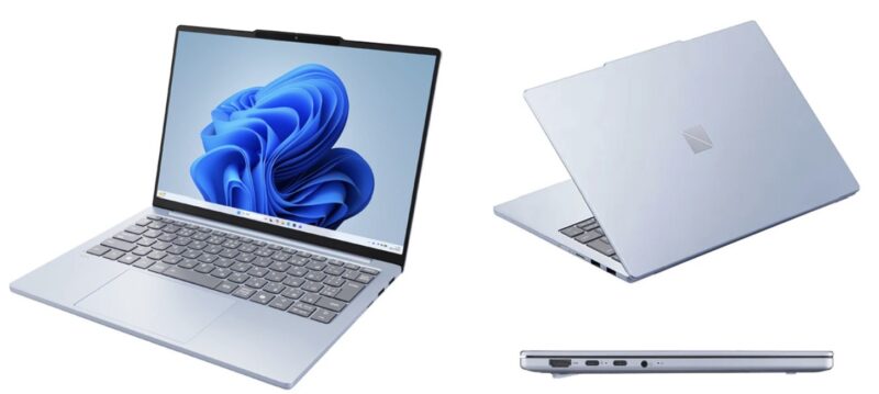 LAVIE Direct N13 Slim（ポーラーブルー）の本体外観